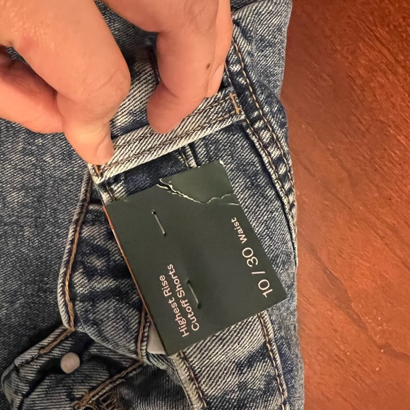 WILD FABLE JEAN SHORTS high rise cutoff - Picture 5 of 5